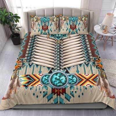 NATIVE AMERICAN PATTERN BEDDING SET