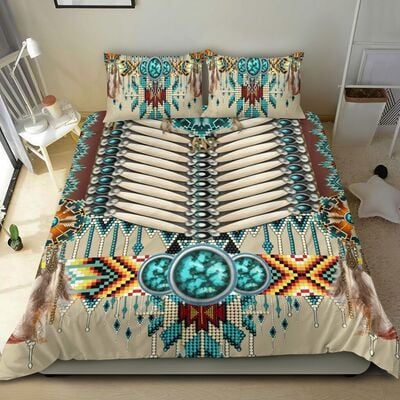 NATIVE AMERICAN PATTERN BEDDING SET