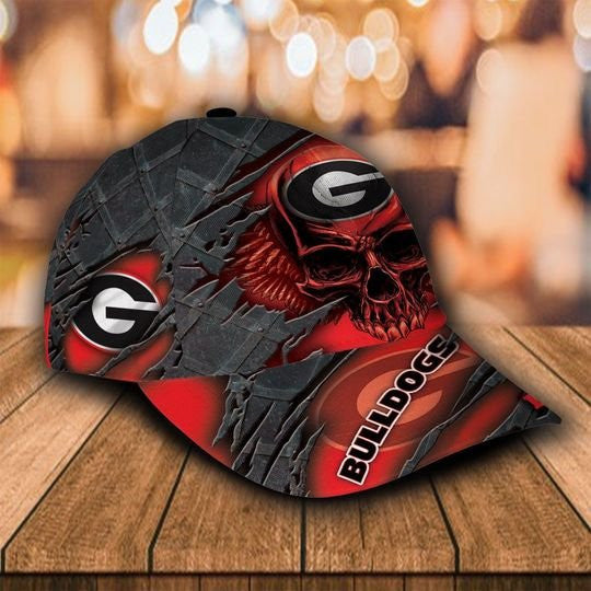 GEORGIA 3D SKULL CAP CLASSIC CUSTOM NAME TS2898