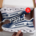 Dallas Cowboys Custom Personalized Max Soul Sneakers M28