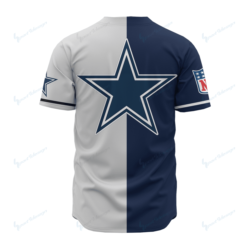 Dallas Cowboys Personalized Baseball Jersey 520