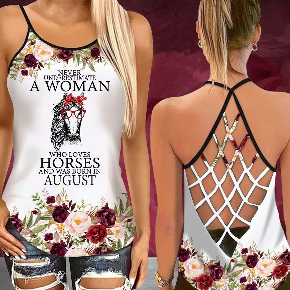 A WOMAN HORSE August Criss Cross - HR7878