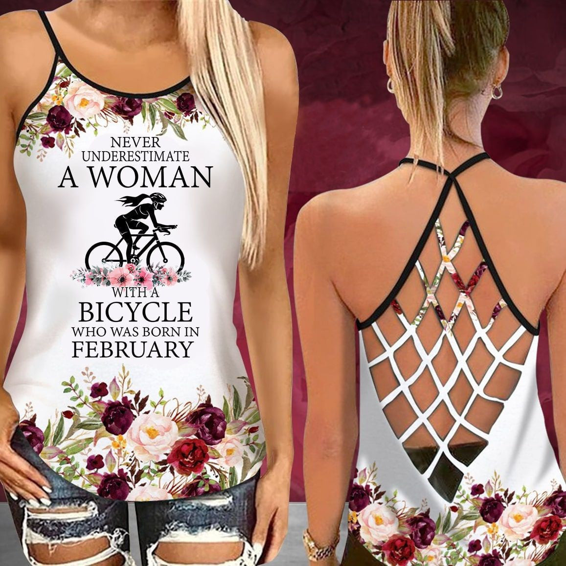 A WOMAN February Criss Cross - CR2467