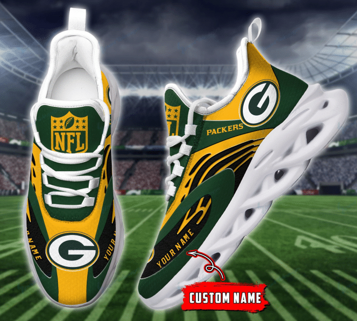 Green Bay Packers Yezy Running Sneakers 890
