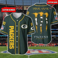 Green Bay Packers Personalized Baseball Jersey BG187