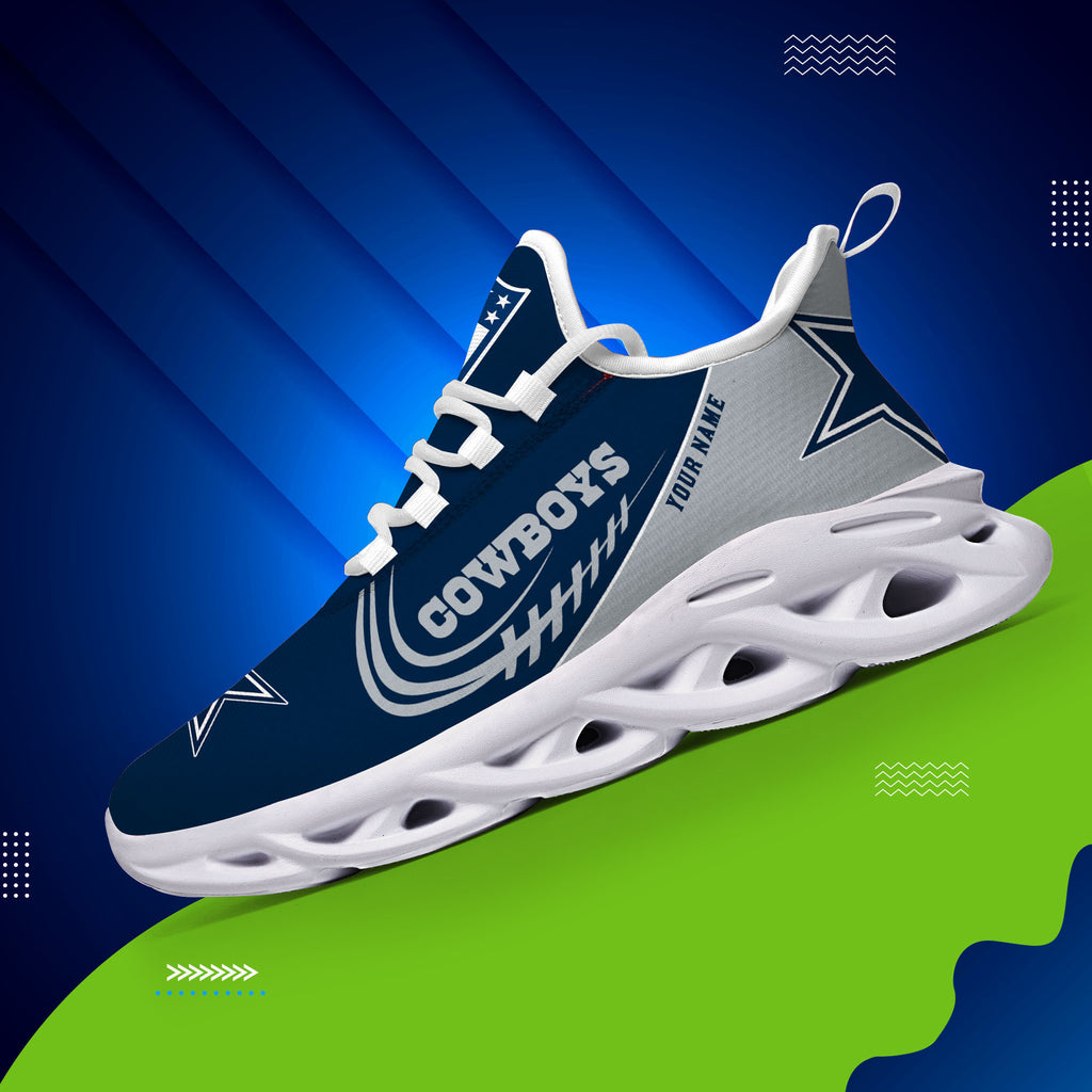 Dallas Cowboys -PERSONALIZED MAX SOUL SHOES DS006