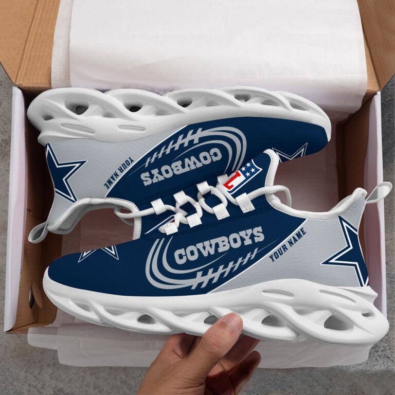 Dallas Cowboys -PERSONALIZED MAX SOUL SHOES DS006