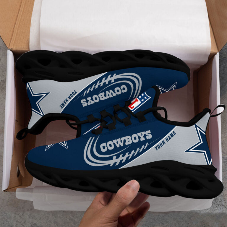 Dallas Cowboys -PERSONALIZED MAX SOUL SHOES DS006