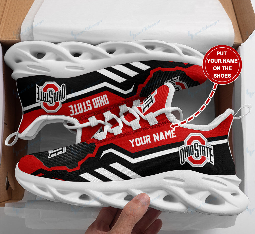 Ohio State Buckeyes Personalized MAX SOUL SHOES BG130