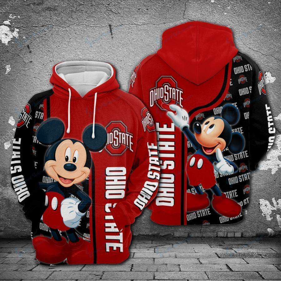 Ohio State Buckeyes Mickey Mouse Limited Hoodie S592