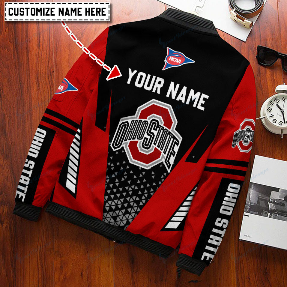 Ohio State Buckeyes Personalized Bomber Jacket BG108