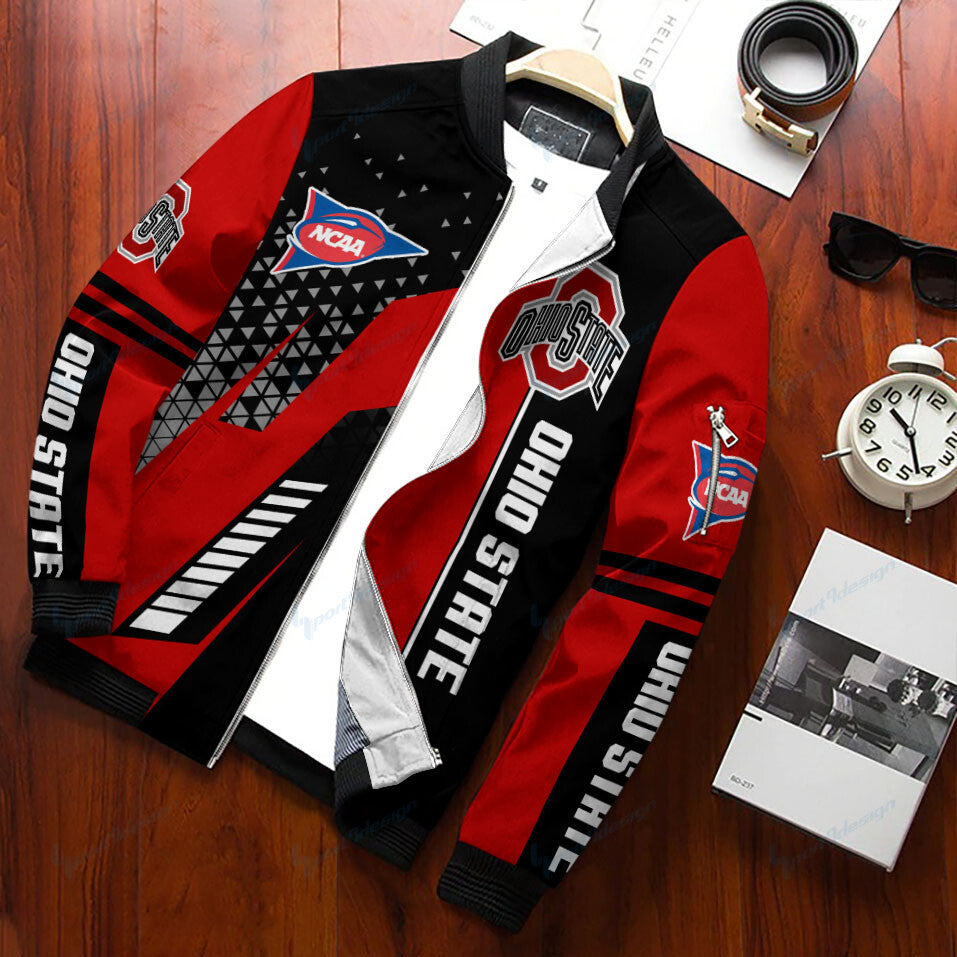 Ohio State Buckeyes Personalized Bomber Jacket BG108