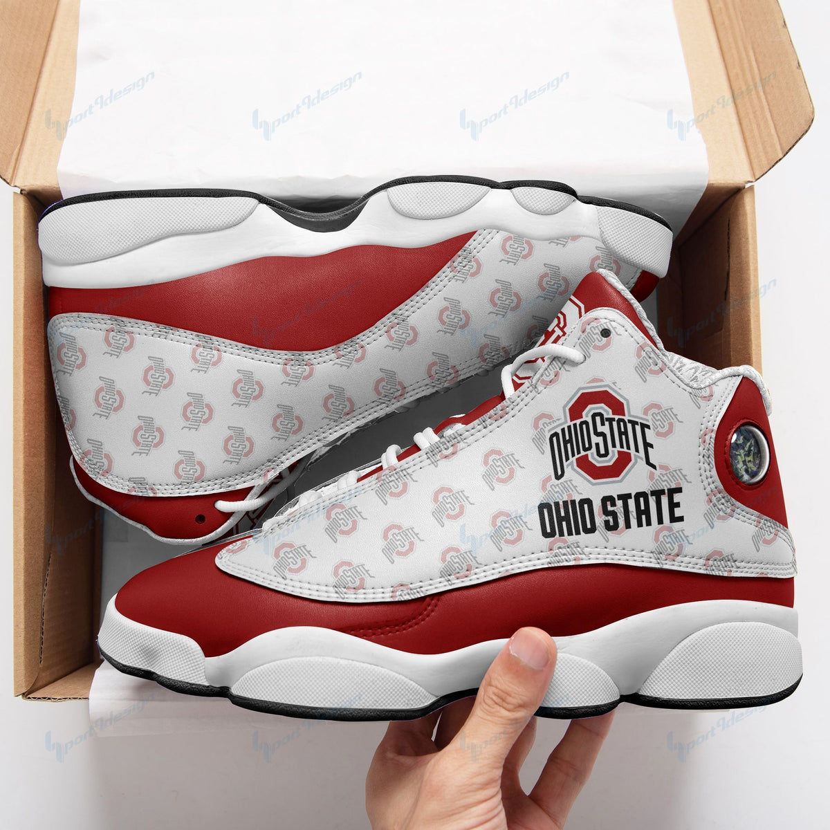 Ohio State Buckeyes Air JD13 Sneakers 338