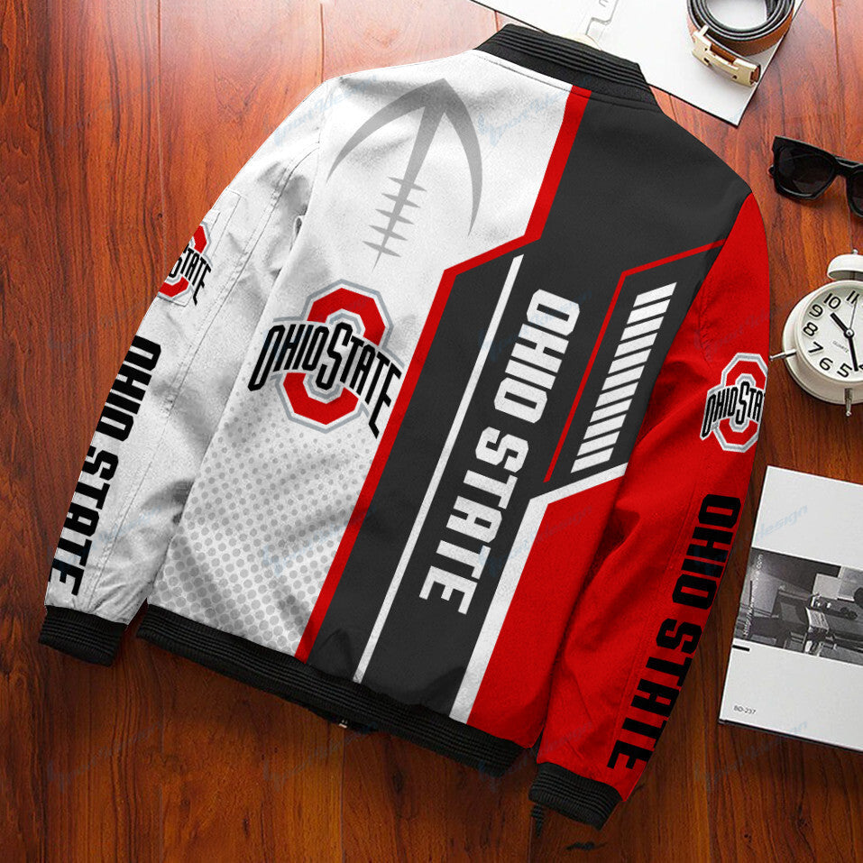 Ohio State Buckeyes Personalized Bomber Jacket BG30
