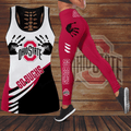 Ohio State Buckeyes Leggings And Tank Top 156