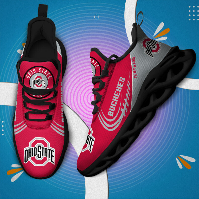 Ohio State Buckeyes Personalized MAX SOUL SHOES BG008