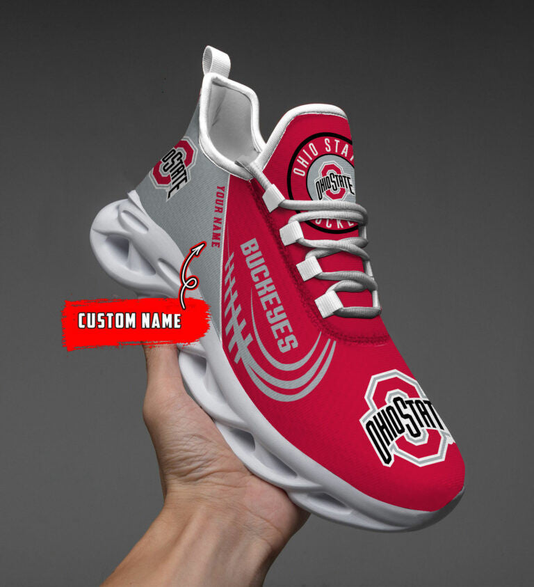 Ohio State Buckeyes Personalized MAX SOUL SHOES BG008