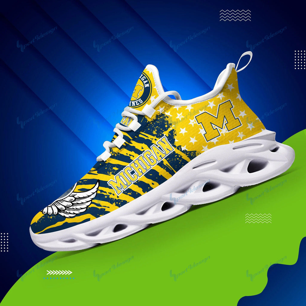 Michigan Wolverines Yezy Running Sneakers BB747