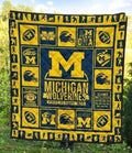 MICHIGAN WOLVERINES Premium Quilt MCG1188