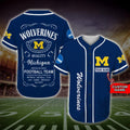 MICHIGAN WOLVERINES Personalized Baseball Jersey MCG500