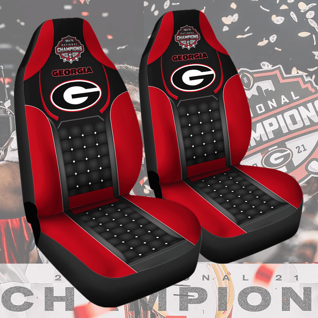 Georgia bulldogs Champion Car Seat Covers (SET OF 2) - v3