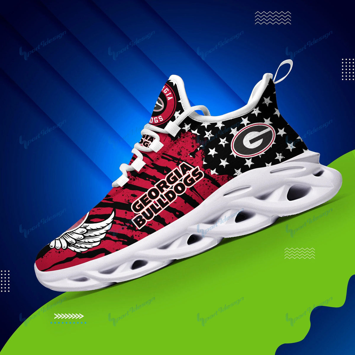 Georgia Bulldogs MAX SOUL SHOES BB744