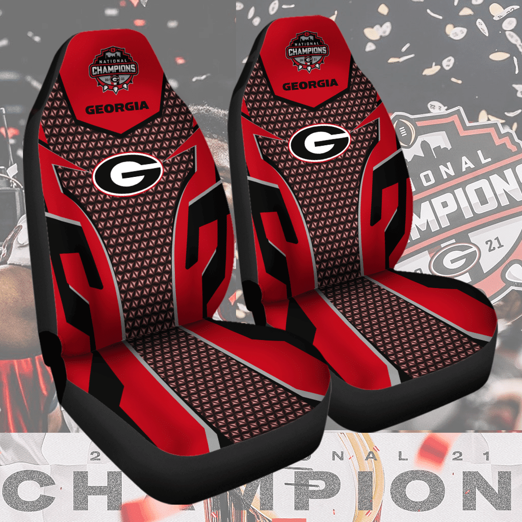 Georgia bulldogs Champion Car Seat Covers (SET OF 2) - v11