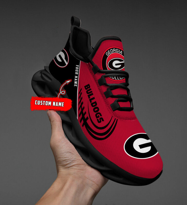 Georgia Bulldogs Personalized MAX SOUL SHOES BD710