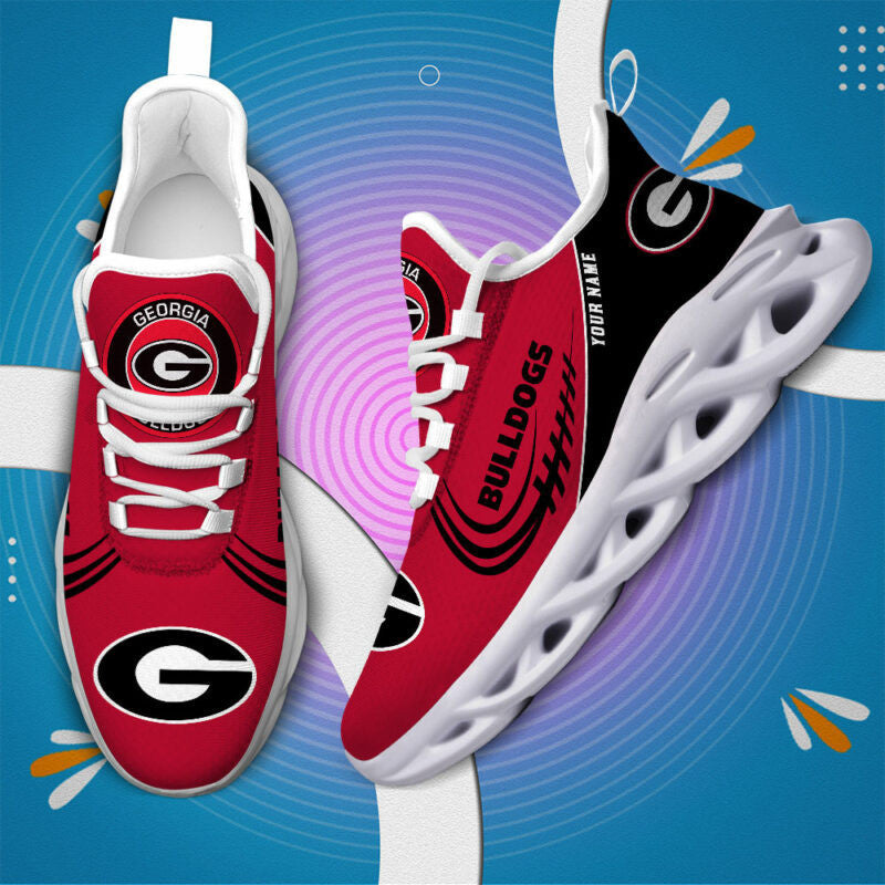 Georgia Bulldogs Personalized MAX SOUL SHOES BD710