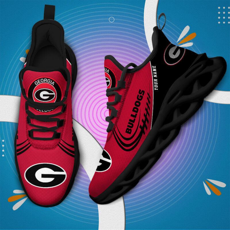Georgia Bulldogs Personalized MAX SOUL SHOES BD710