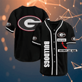 Georgia Bulldogs Personalized Baseball Jersey BU2155