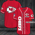 Kansas City Chiefs Personalized Baseball Jersey Shirt 34