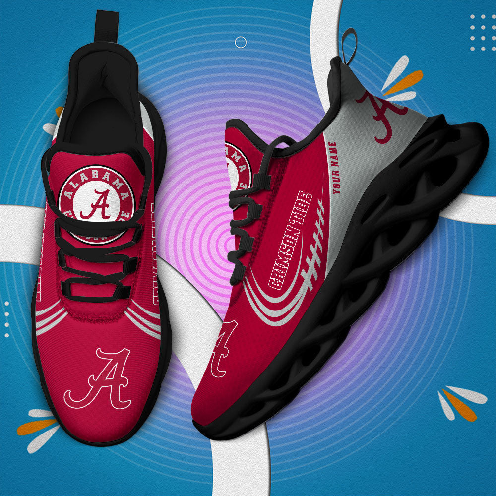Alabama Crimson TidePERSONALIZED MAX SOUL SHOES AL008