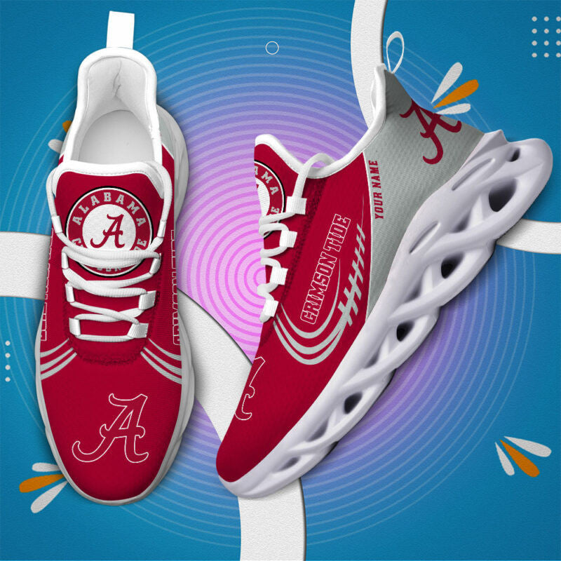 Alabama Crimson TidePERSONALIZED MAX SOUL SHOES AL008