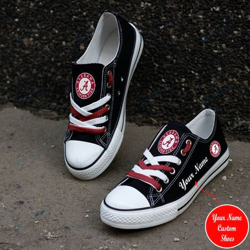 Alabama Crimson Tide Personalized New Low Top 027