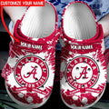 Alabama Crimson Tide Personalized Crocs ALB20102