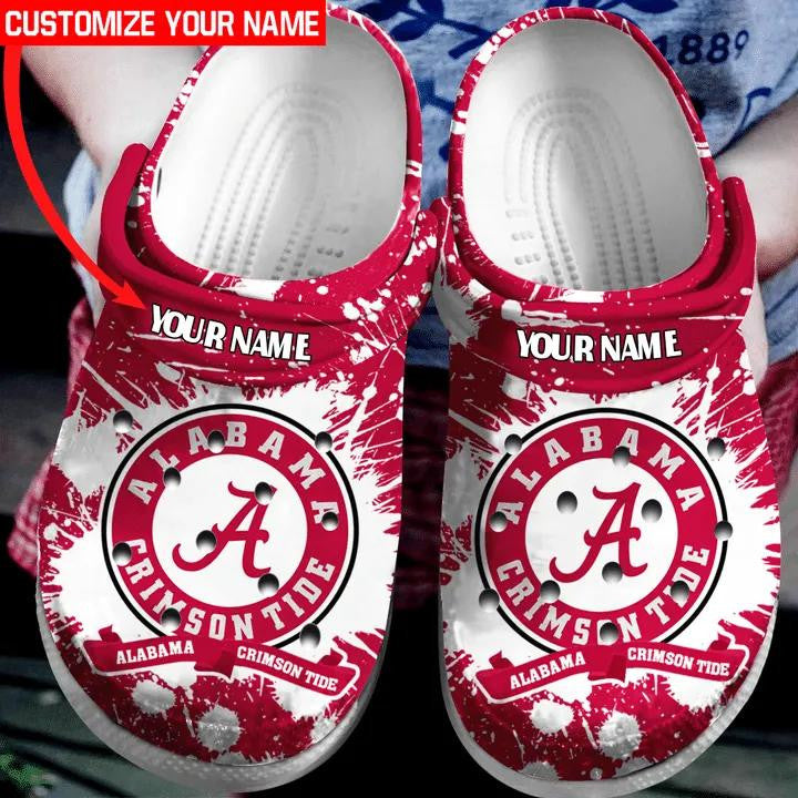 Alabama Crimson Tide Personalized Crocs ALB20102
