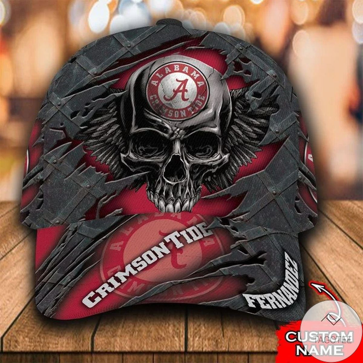 ALABAMA CRIMSON TIDE PERSONALIZED CLASSIC CAP 626