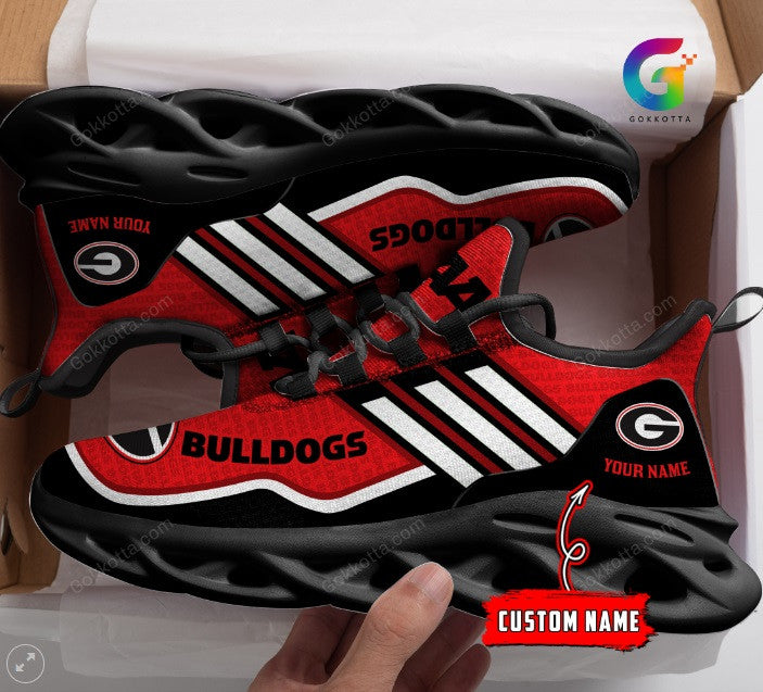 Georgia Bulldogs Personalized MAX SOUL SHOES BD788