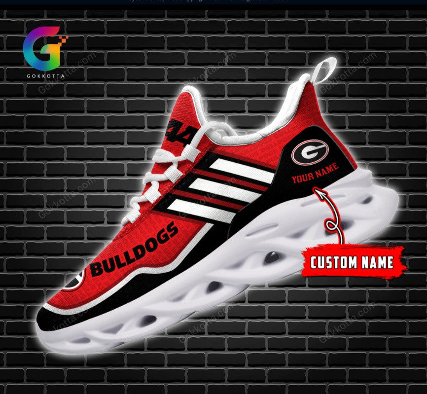 Georgia Bulldogs Personalized MAX SOUL SHOES BD788