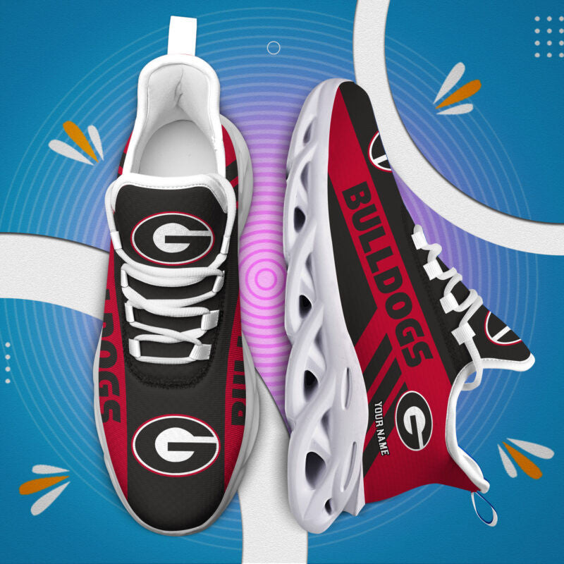 Georgia Bulldogs Personalized MAX SOUL SHOES BD888