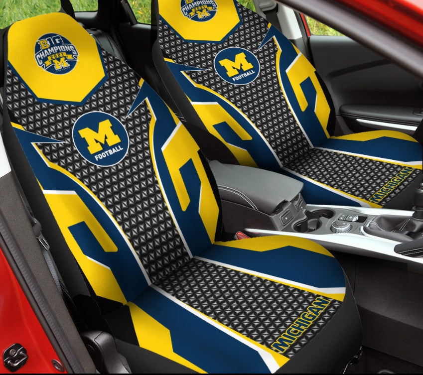 Michigan Wolverines Car Seat Covers MCG22