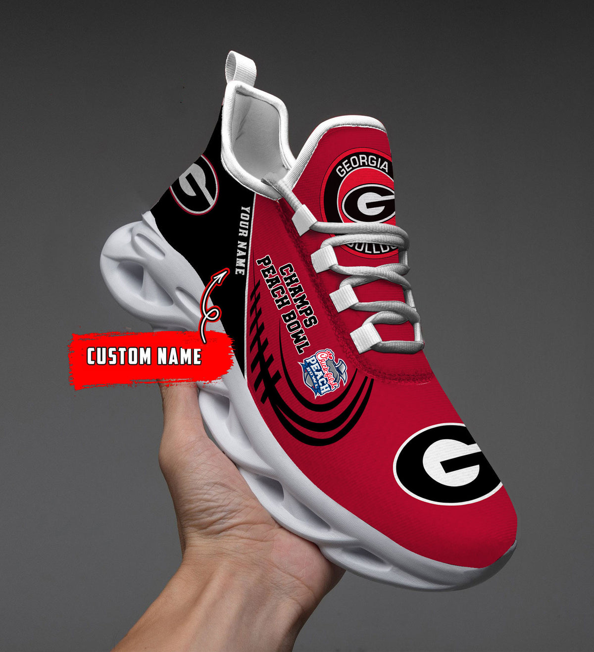 Georgia Bulldogs Personalized Champs SHOES BULL868