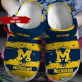MICHIGAN WOLVERINES Personalized Clog MCG88