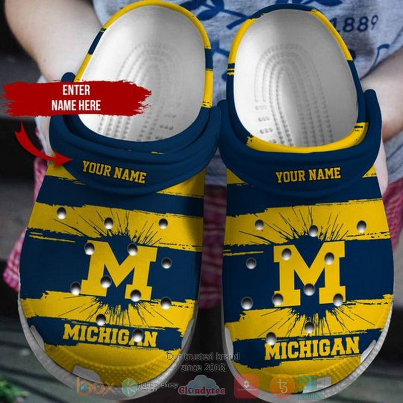 MICHIGAN WOLVERINES Personalized Clog MCG88