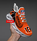 Custom Name – Cincinnati Bengals -PERSONALIZED MAX SOUL SHOES DSCC006