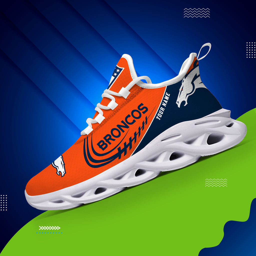 Custom Name – Denver Broncos -PERSONALIZED MAX SOUL SHOES BCDS006