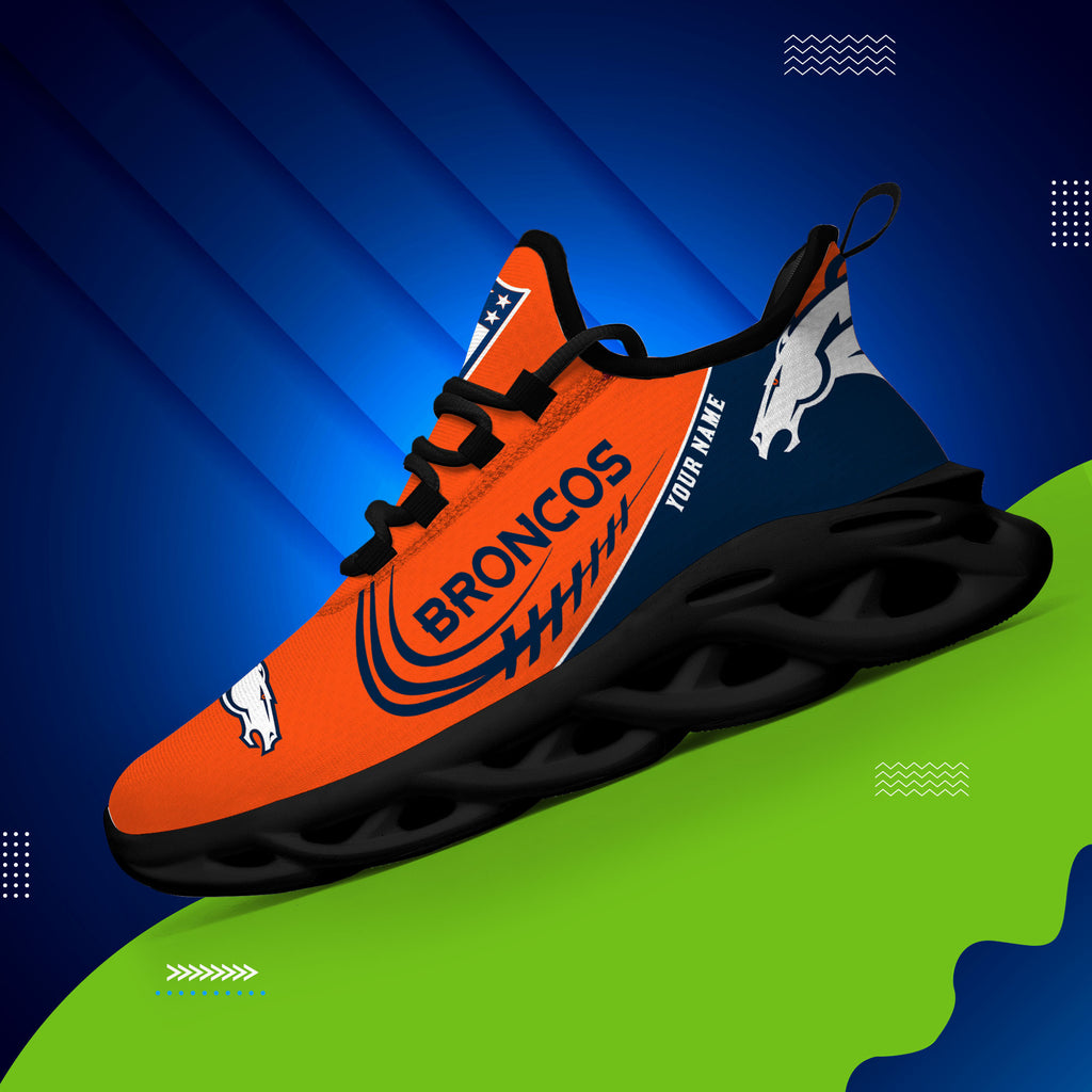 Custom Name – Denver Broncos -PERSONALIZED MAX SOUL SHOES BCDS006