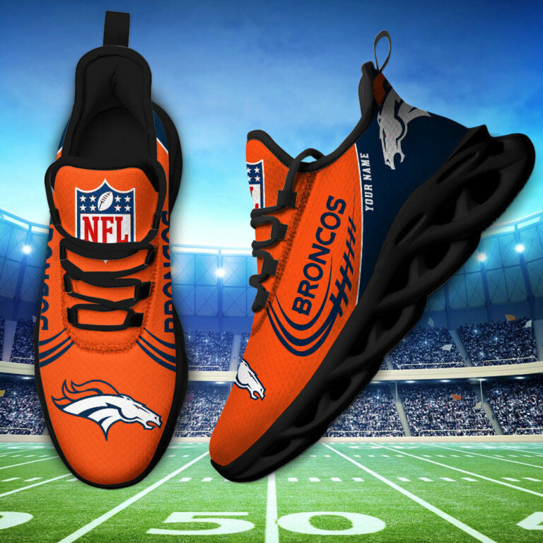 Custom Name – Denver Broncos -PERSONALIZED MAX SOUL SHOES BCDS006