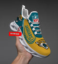 Custom Name – Jacksonville Jaguars -PERSONALIZED MAX SOUL SHOES